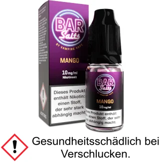 Liquid Mango Bar Salts 10 mg/ml Nikotinsalz - Vampire Vape