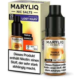 Liquid Triple Mango 20 mg/ml Nikotinsalz - MARYLIQ