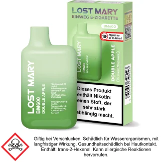 Lost Mary BM600 Double Apple 20 mg/ml Nikotin