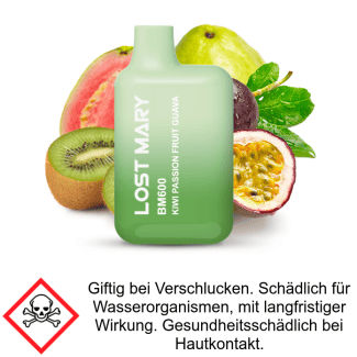 Lost Mary BM600 Kiwi Passionfruit Guava 20 mg/ml Nikotin