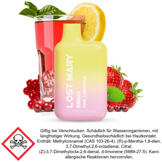 Lost Mary BM600 Pink Lemonade 20 mg/ml Nikotin
