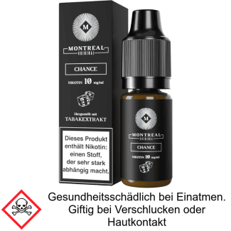 Montreal Original - Chance - Nikotinsalz Liquid 10 mg/ml