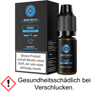 Montreal Original - Eagle E-Zigaretten Liquid 6 mg/ml