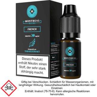 Montreal Original - French - Nikotinsalz Liquid 20 mg/ml