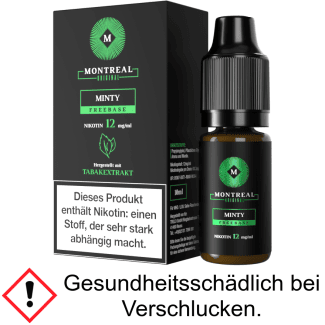 Montreal Original - Minty E-Zigaretten Liquid 12 mg/ml
