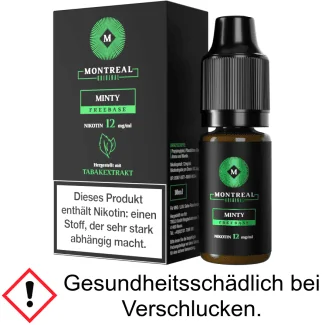 Montreal Original - Minty E-Zigaretten Liquid 12 mg/ml