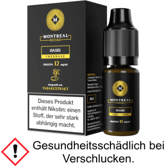 Montreal Original - Oasis E-Zigaretten Liquid 12 mg/ml