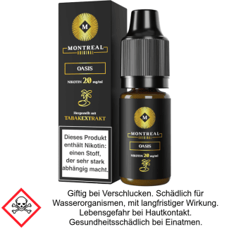 Montreal Original - Oasis - Nikotinsalz Liquid 20 mg/ml