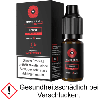 Montreal Original - Rodeo E-Zigaretten Liquid 12 mg/ml