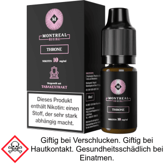 Montreal Original - Throne - Nikotinsalz Liquid 10 mg/ml