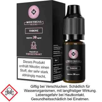 Montreal Original - Throne - Nikotinsalz Liquid 20 mg/ml