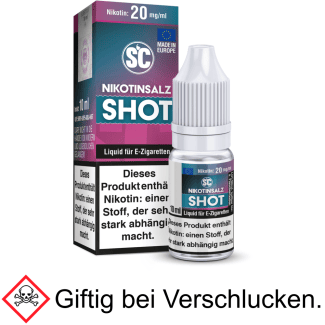 Nikotinsalz Shot 20 mg 50PG/50VG  - SC
