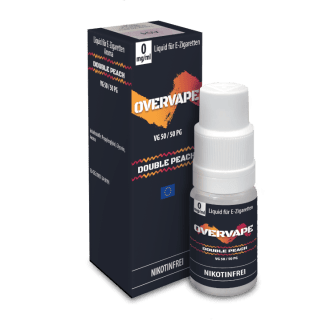 Overvape - Double Peach - Nikotinsalz Liquid 0 mg/ml