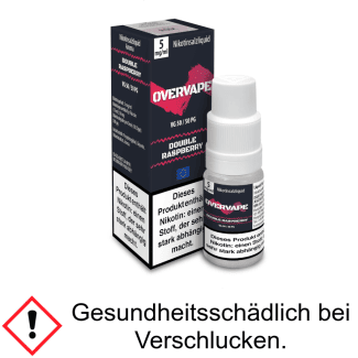 Overvape - Double Raspberry - Nikotinsalz Liquid 5 mg/ml