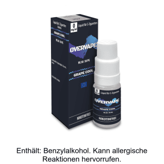 Overvape - Grape Cool - Nikotinsalz Liquid 0 mg/ml