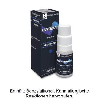 Overvape - Grape Cool - Nikotinsalz Liquid 0 mg/ml