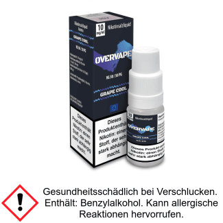 Overvape - Grape Cool - Nikotinsalz Liquid 10 mg/ml