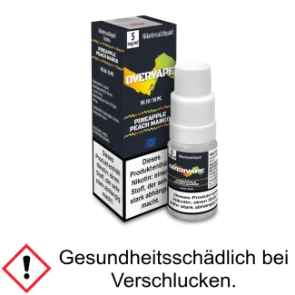 Overvape - Pineapple Peach Mango - Nikotinsalz Liquid 5 mg/ml