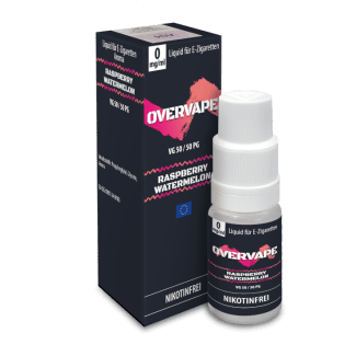 Overvape - Raspberry Watermelon - Nikotinsalz Liquid 0 mg/ml