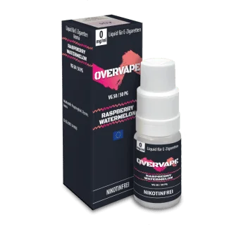 Overvape - Raspberry Watermelon - Nikotinsalz Liquid 0 mg/ml