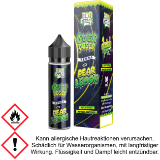 Pear Lemon - Juicd - Aroma Overdosed 10 ml -Bad Candy Liquids 