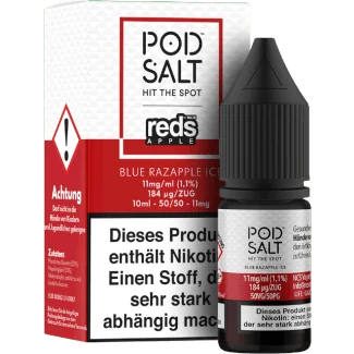 Pod Salt Fusion - Blue Razapple Ice - Nikotinsalz Liquid 