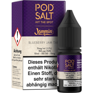 Pod Salt Fusion - Blueberry Jam Tart - Nikotinsalz Liquid 