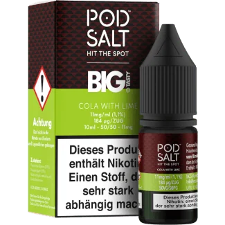 Pod Salt Fusion - Cola with Lime - Nikotinsalz Liquid 