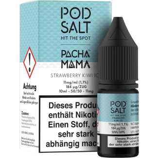 Pod Salt Fusion - Strawberry Kiwi Ice - Nikotinsalz Liquid 