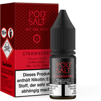 Pod Salt - Strawberry - Nikotinsalz Liquid 