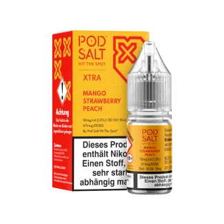 Pod Salt X - Mango Strawberry Peach - Nikotinsalz Liquid