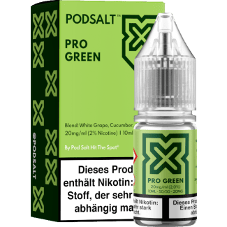Pod Salt X - Pro Green - Nikotinsalz Liquid