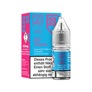 Pod Salt X - Sour Blue Raspberry - Nikotinsalz Liquid