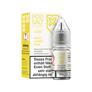 Pod Salt X - White Gummy Bear - Nikotinsalz Liquid