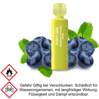 Pura 600 Blueberry Lemonade 20 mg/ml - Einweg E-Zigarette
