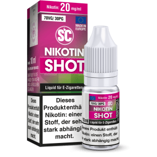SC - 10ml Nikotin Shot 70VG/30PG 20 mg/ml