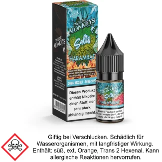 Twelve Monkeys - Iced - Harambae - Nikotinsalz Liquid 20 mg/ml