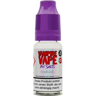 Vampire Vape - Black Jack - Nikotinsalz Liquid