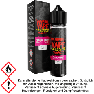 Vampire Vape - Overdosed - Aroma Passionfruit Peach Lemon 10 ml