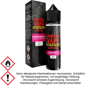 Vampire Vape - Overdosed - Aroma Passionfruit Peach Lemon 10 ml