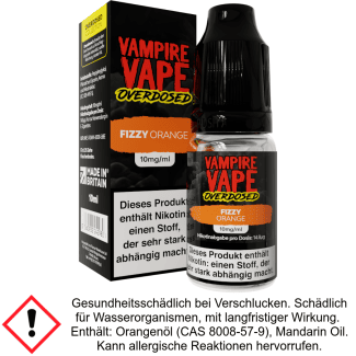 Vampire Vape - Overdosed - Fizzy Orange - Nikotinsalz Liquid 10 mg/ml