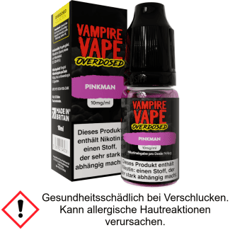 Vampire Vape - Overdosed - Pinkman - Nikotinsalz Liquid 10 mg/ml