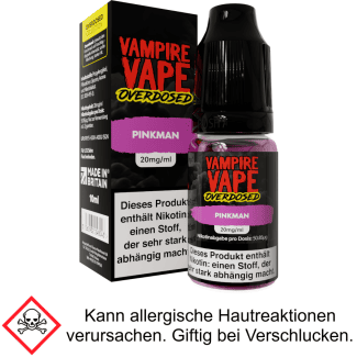 Vampire Vape - Overdosed - Pinkman - Nikotinsalz Liquid 20 mg/ml