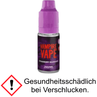 Vampire Vape - Strawberry Milkshake E-Zigaretten Liquid 3 mg/ml
