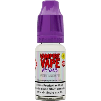 Vampire Vape - Sweet Lemon Pie - Nikotinsalz Liquid