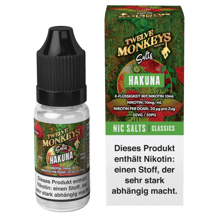 Twelve Monkeys - Hakuna - Nikotinsalz Liquid 10 mg/ml