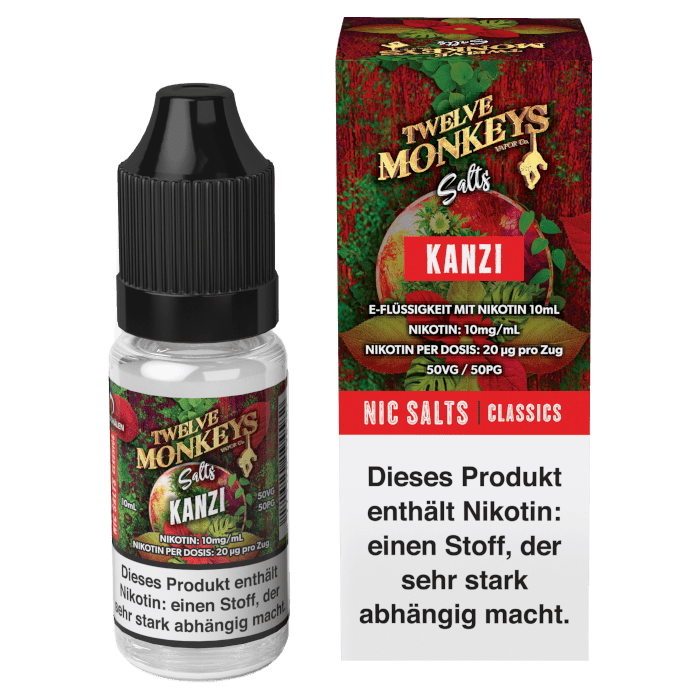 Twelve Monkeys - Kanzi - Nikotinsalz Liquid 10 mg/ml