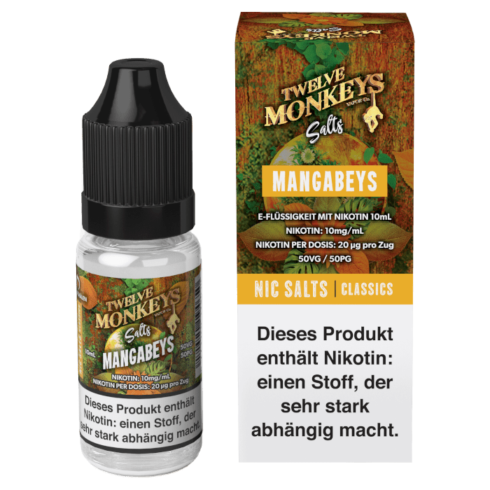 Twelve Monkeys - Mangabeys - Nikotinsalz Liquid 10 mg/ml