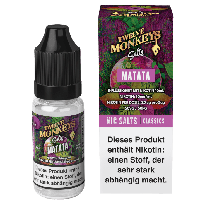 Twelve Monkeys - Matata - Nikotinsalz Liquid 10 mg/ml