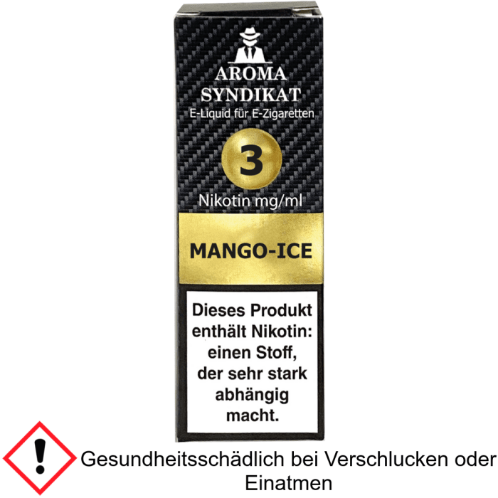 Aroma Syndikat Mango-Ice E-Zigaretten Liquid 3 mg/ml